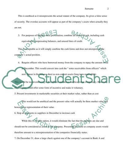 Financial statement analysis: assets