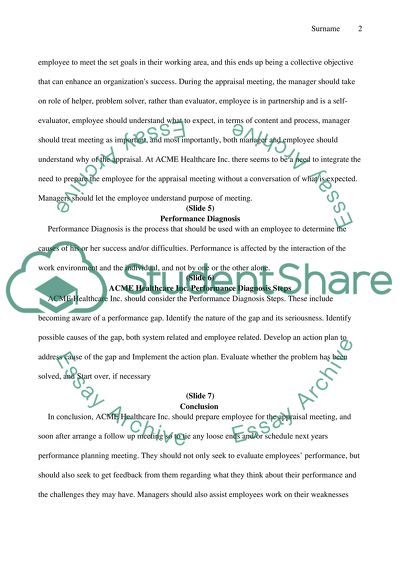 The Performance Appraisal Meeting and Performance Diagnosis