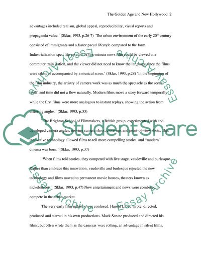 What effect did Hollywoods Golden Era and the Studio System have on Film Production today