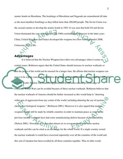 Nuclear power / weapon