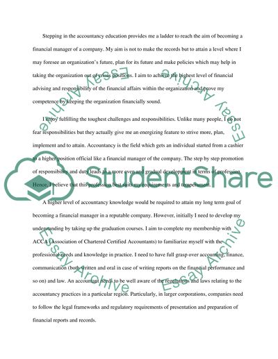 An Aim, Passion and Future Anticipation