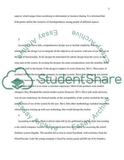 Its about the three books ( A lone together ), ( Steve Jobs ), and ( Facebook Effect )