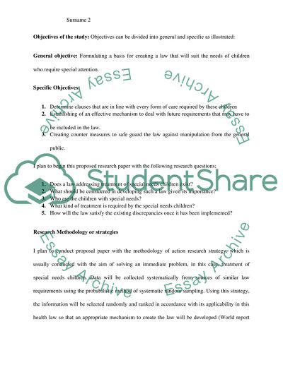 To compose a proposal for research paper