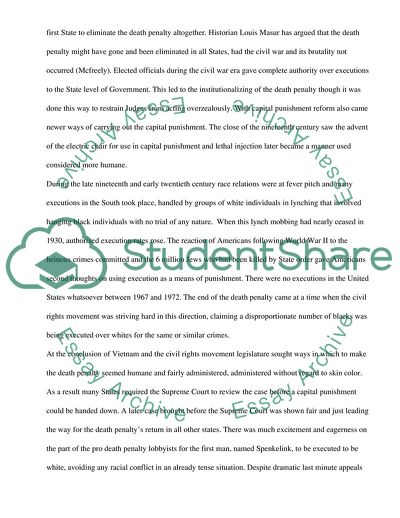 Disparity in Capital Punishment Between the Northern and Southern States
