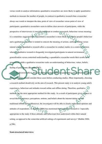 Social Dating of Male and Female
