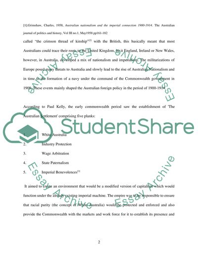 Australian International History