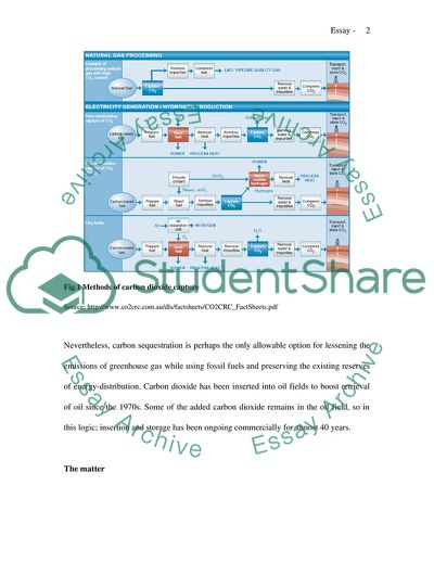 Role of Carbon Sequestration in Removing Carbon from the Atmosphere