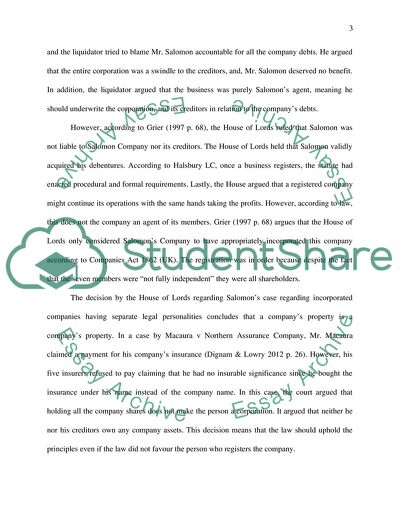 The Concept of Separate Entity Principle