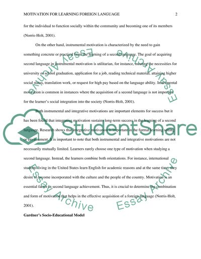 Ways and Means of Motivating Students to Learn a Foreign Language