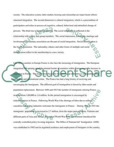 Why is social integration such a problem for immigrants in France