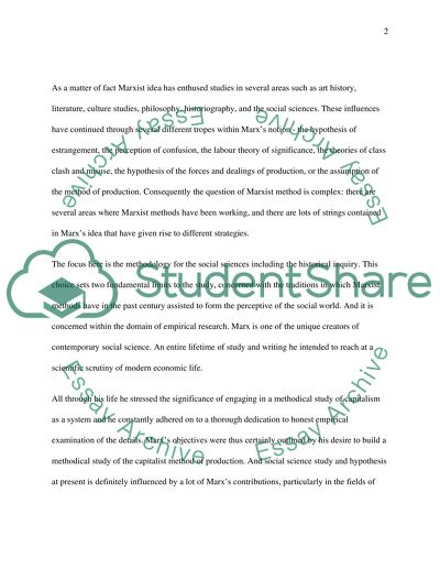 Marxs Method Can Be Applied to Objects Other than Capitalism, such as Nature