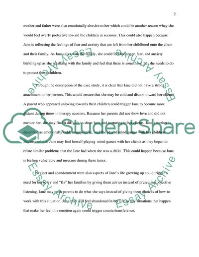 Triggers and Countertransference Issues of a Family Therapist