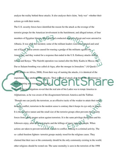 History and Motivators of Terrorism