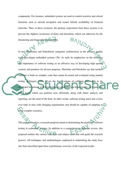 software testing thesis topics