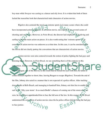 In what ways does Kathryn Bigelow undermine the conventions of action cinema