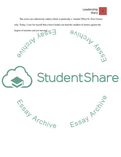 A Brave Leader who Can Lead the Smallest of Armies