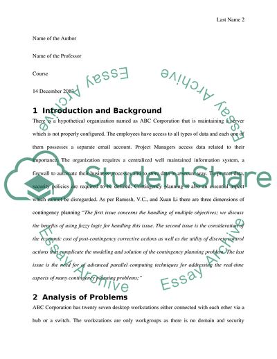 Centralized Information System
