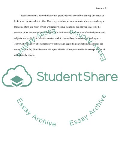 Schema- How We Look ay Things