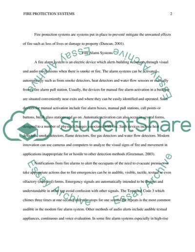 Fire Protection Systems