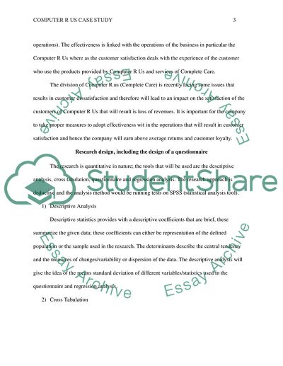 Computer R us case study