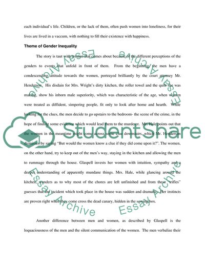 Susan Glaspells A Jury of Her Peers