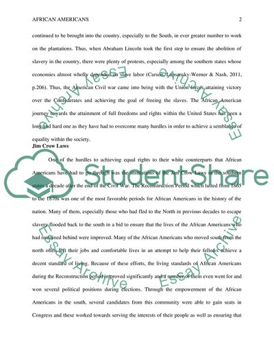 African Americans 1864 to Present