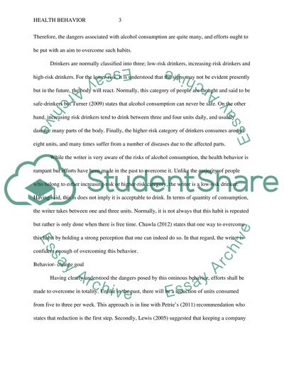 Health Behaviour Issues