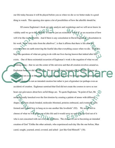 Analysis of Sum: Forty Tales from the Afterlives Book