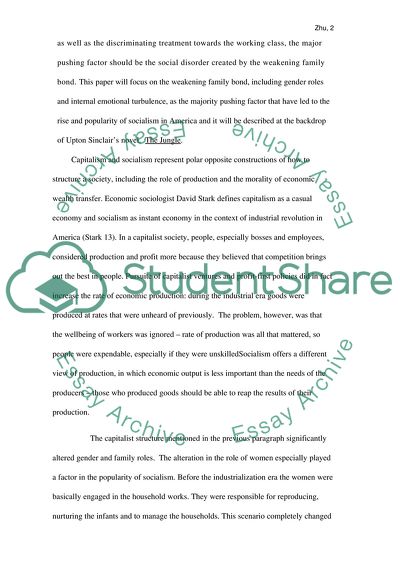 The Rise Of Socialism During The Industrialization Period