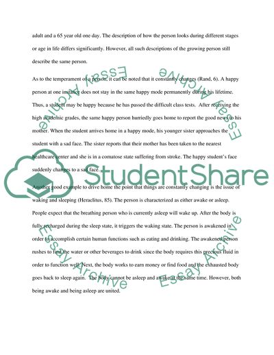 The Philosophy of Heraclitus