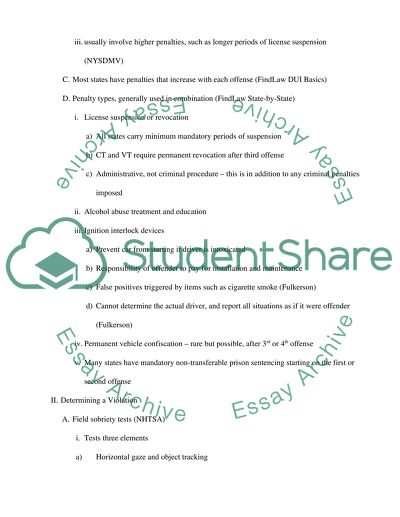 Presuasive abbreviated outline