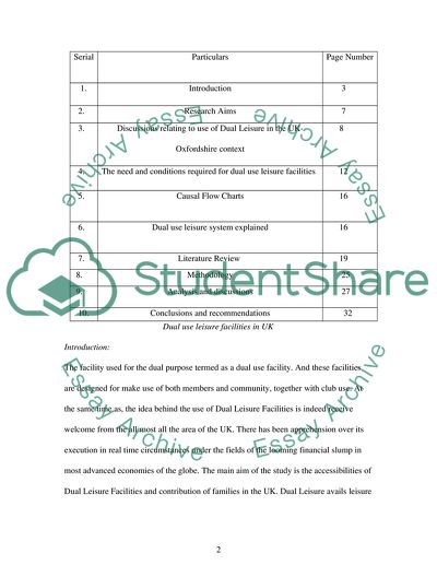 Dual Use Leisure Facilities in the UK
