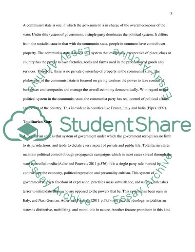 The Soviet Union: a Socialist, Communist or Totalitarian State