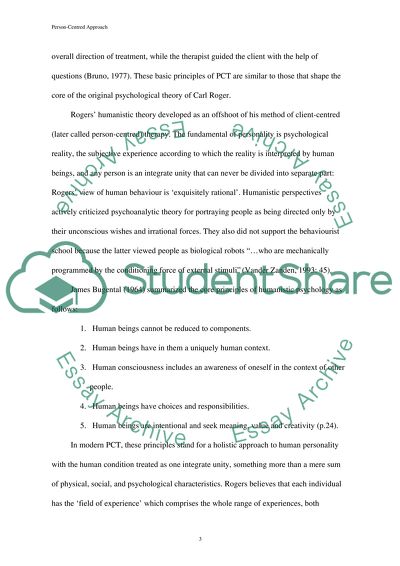 Person-Centred Approach