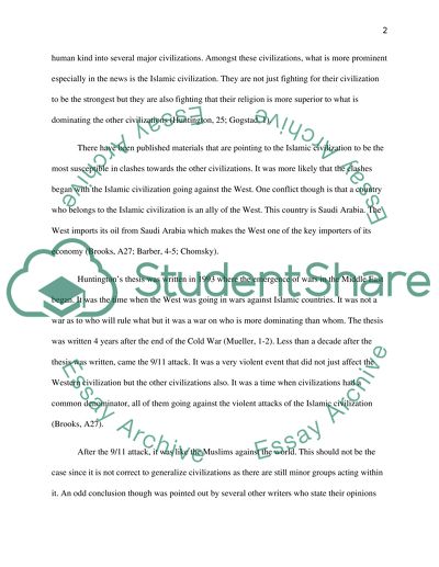 Islam & clash of civilizations