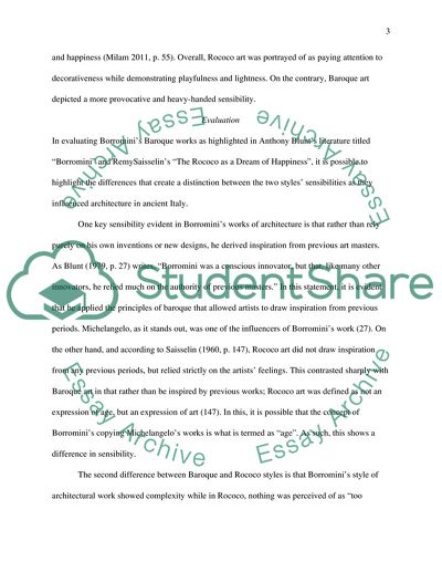 Baroque and Rococo styles