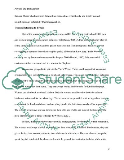 Asylum and Immigration