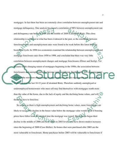 The Rate and the Number of Foreclosures