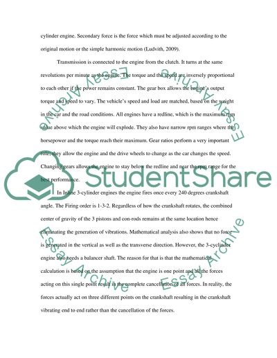Engine Crankshaft System