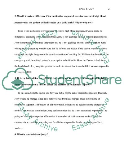 Medical Law and Ethics