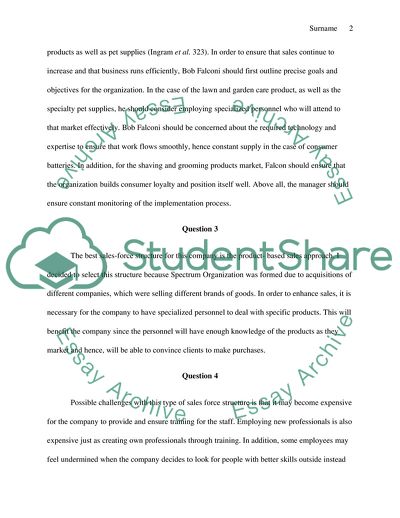 Spectrum brands inc. case study