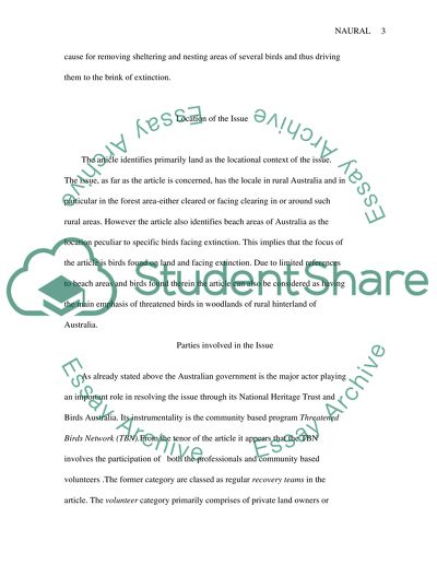 Natural Resource Management in the News