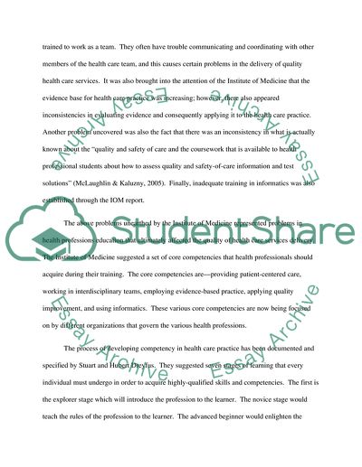 Qualtity Health Care Administration