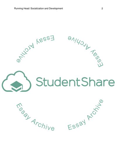 The Role of Socialization and Development in the Formation of the Individual