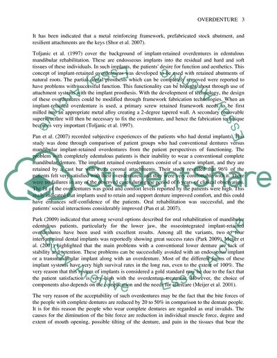 Implant-Retained Overdenture for Oral Functional and Aesthetic Rehabilitation