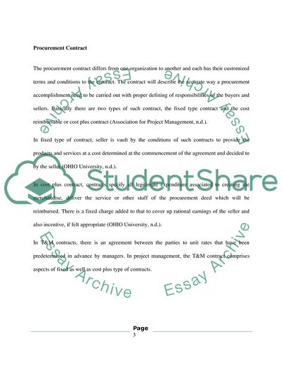 IT Procurement Contracts