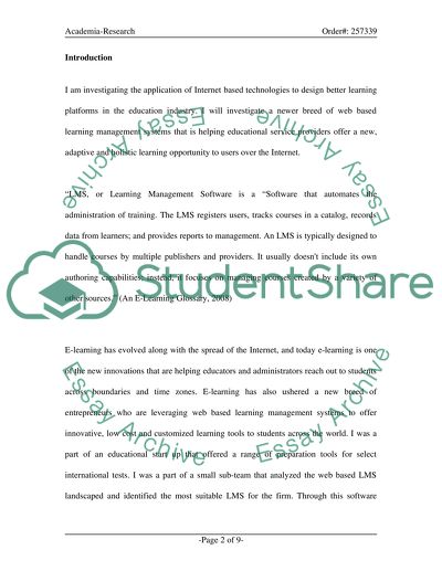 Information Technology Investigation