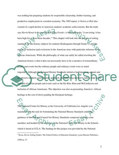 African-Americans in Historic Perspective