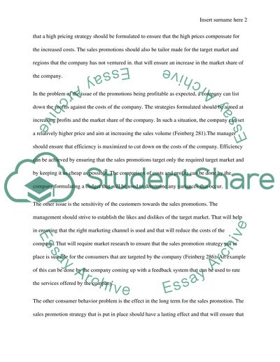 The Consumer Behavior Problems