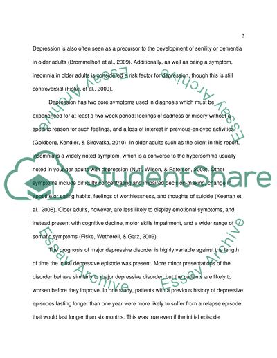 Psychiatric Nursing Care Analysis